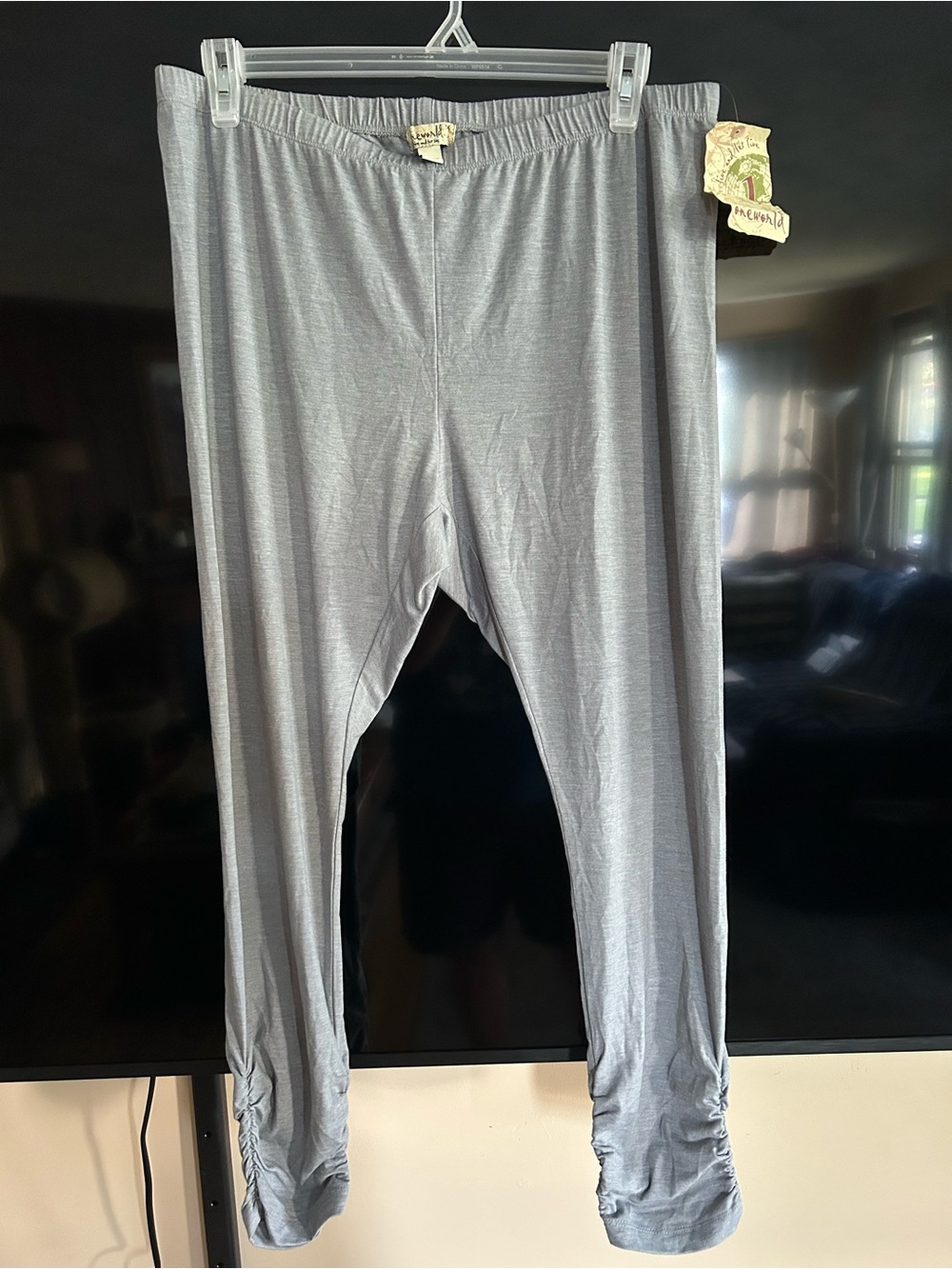 live and let live Olive Green Leggings